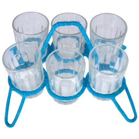 Cutting Chai glasses with stand